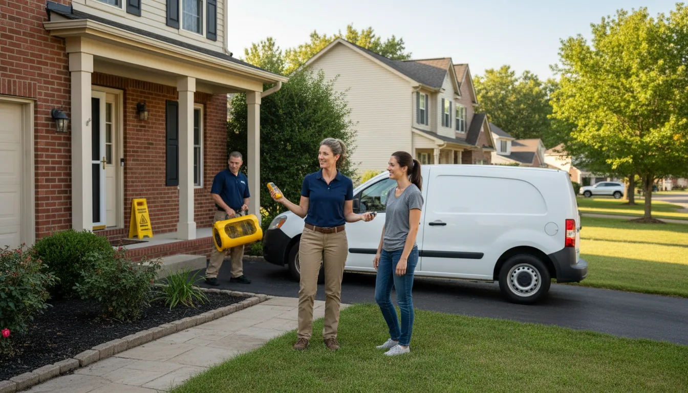 Residential water damage restoration in North Las Vegas, NV